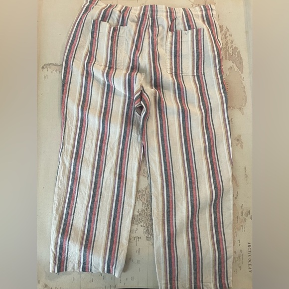 Mr Turk Striped Linen Pants Size XXL - Picture 3 of 10